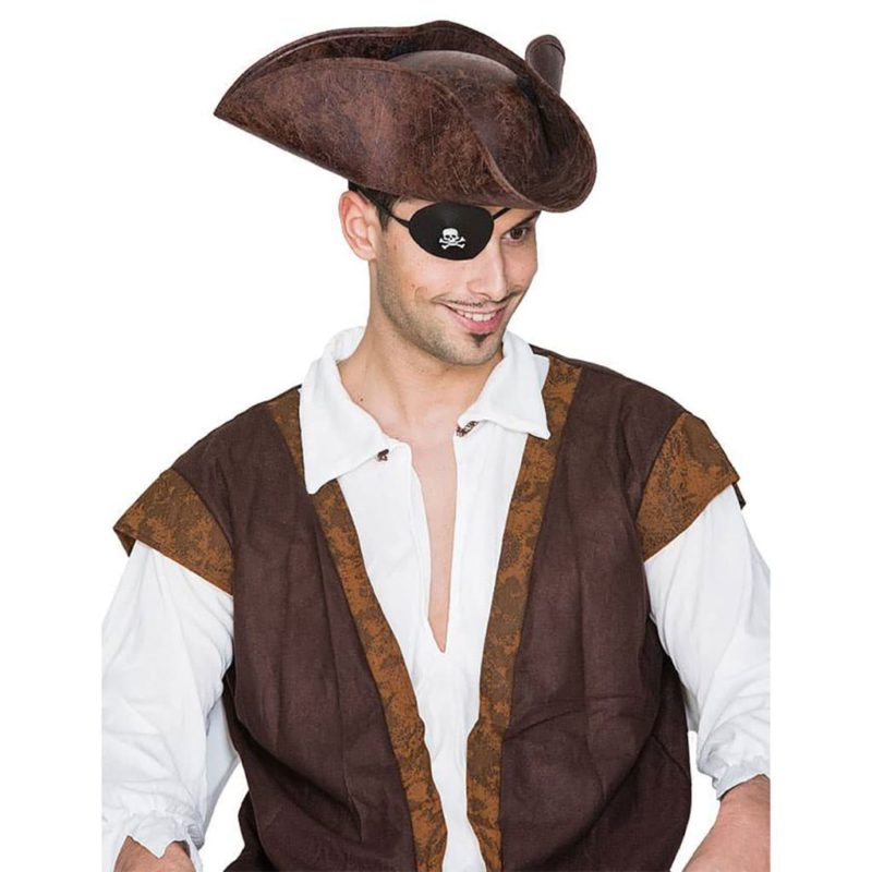 Cappello Pirata Imitación Imitazione Similpelle