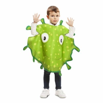 Costume da Batterio Verde Bambini