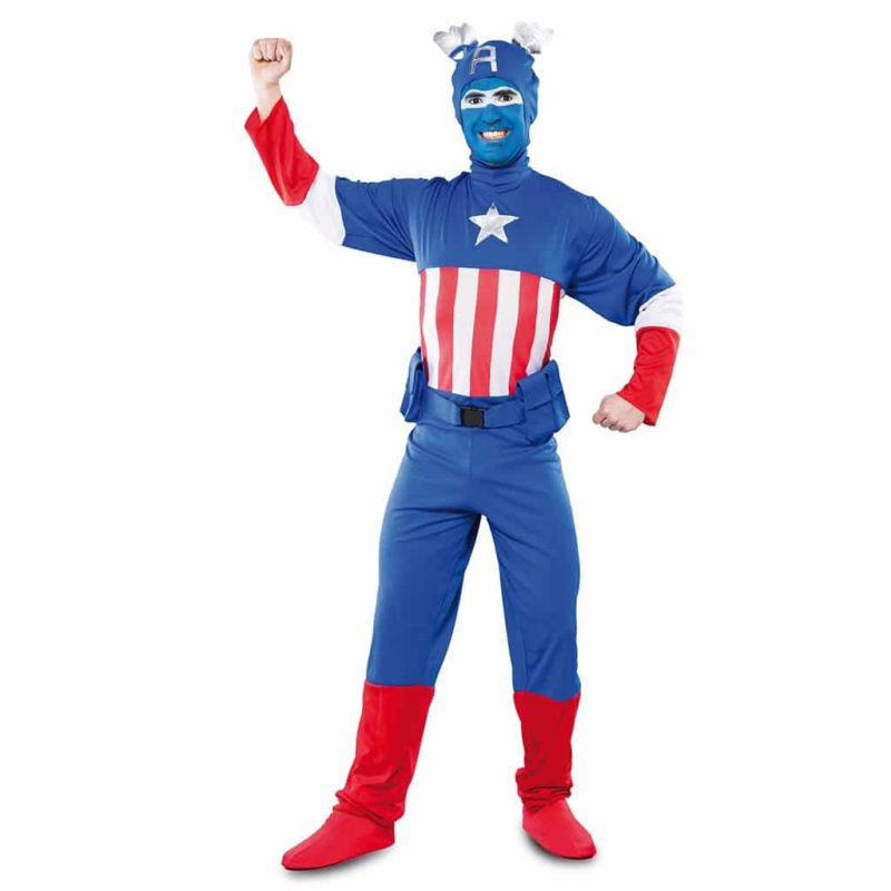 Costume Captain Azzurro. Unica
