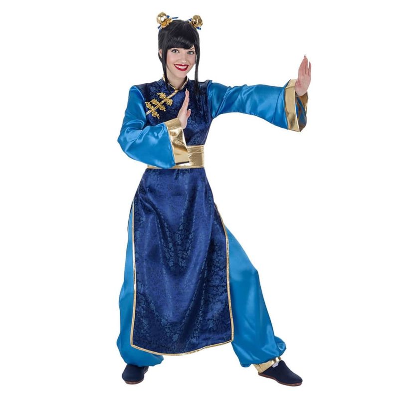 Costume da Cinese Blu Donna