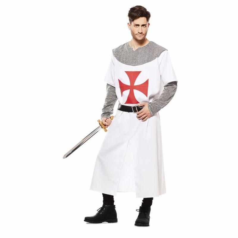 Costume da Crociato Medievale Bianco