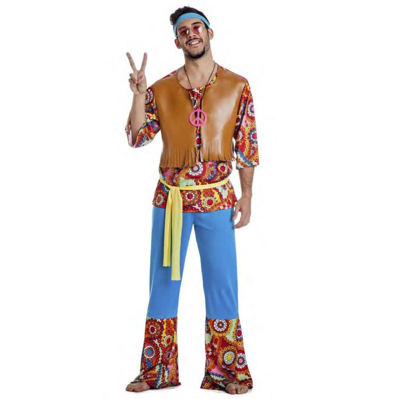Costume Hippie Marrone