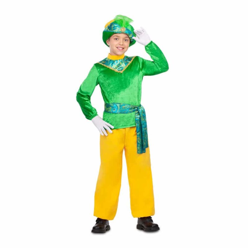 Costume Paggio Verde Bambini