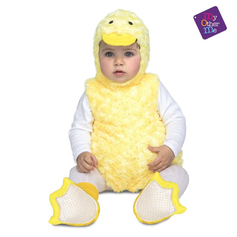 Costume Paparella Peluche Giallo Bimbi