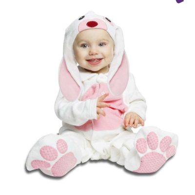 Costume Piccolo Coniglietto Rosa Bimbi