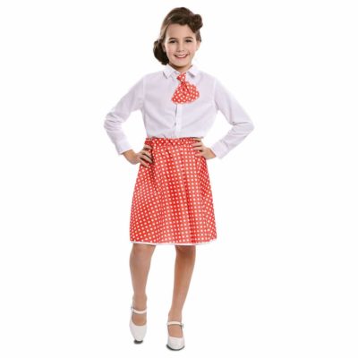 Costume Pin-Up Set Rosso Bambina