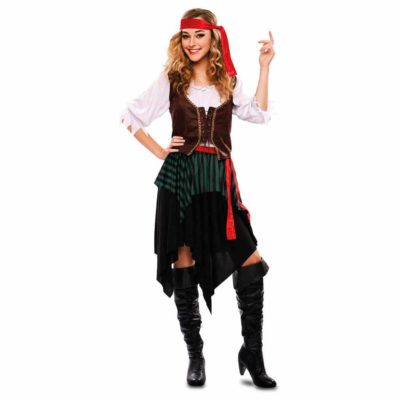 Costume Pirata Corsaro Donna. Adulto