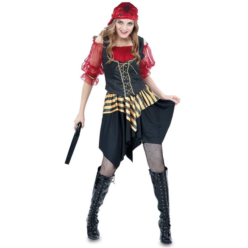 Costume Pirata Corsaro Donna Adulto Unica