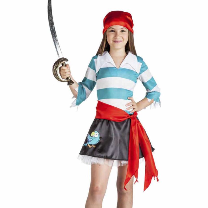 Costume Pirata Pappagallo Bambina