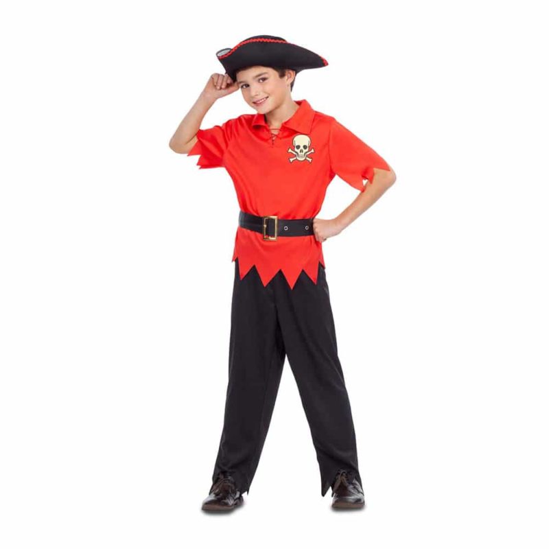 Costume Pirata Rosso Bambino