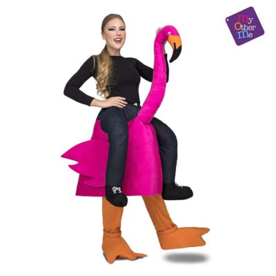 Costume Ride-On Fenicottero Rosa M/L